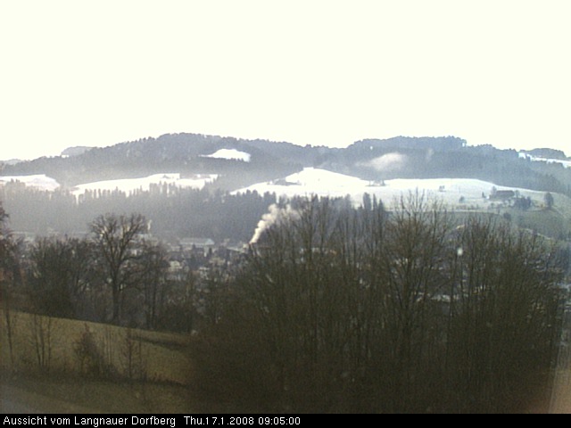 Webcam-Bild: Aussicht vom Dorfberg in Langnau 20080117-090500