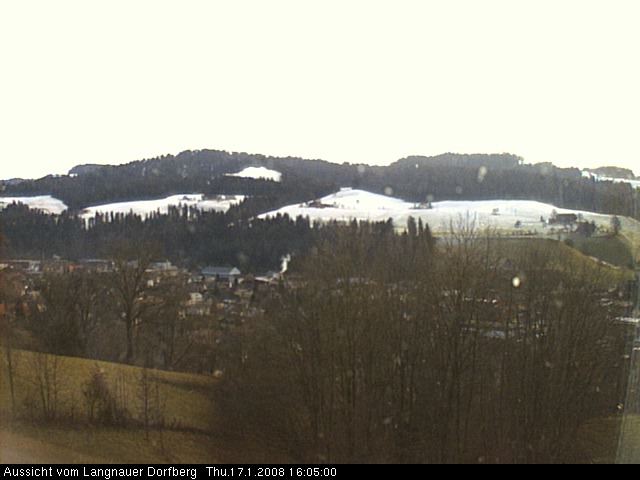 Webcam-Bild: Aussicht vom Dorfberg in Langnau 20080117-160500