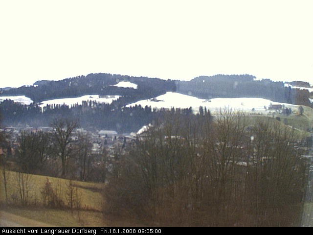 Webcam-Bild: Aussicht vom Dorfberg in Langnau 20080118-090500
