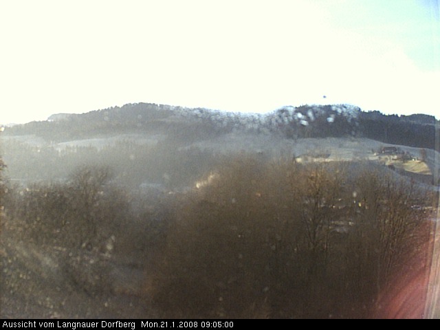 Webcam-Bild: Aussicht vom Dorfberg in Langnau 20080121-090500