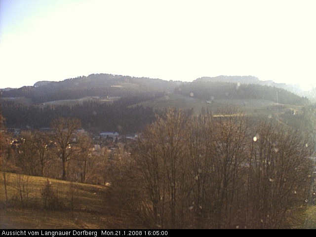Webcam-Bild: Aussicht vom Dorfberg in Langnau 20080121-160500