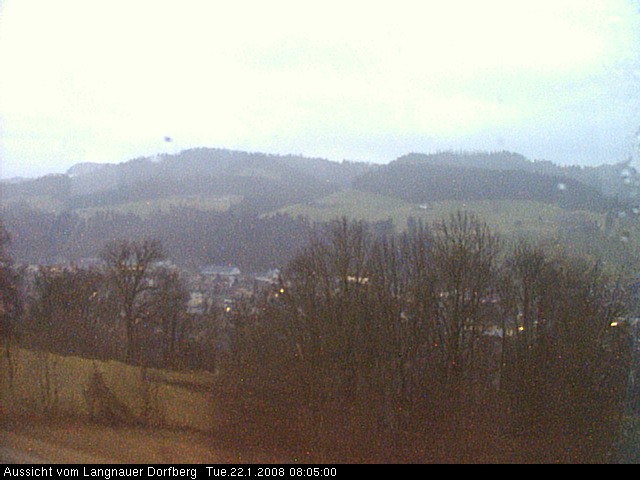 Webcam-Bild: Aussicht vom Dorfberg in Langnau 20080122-080500