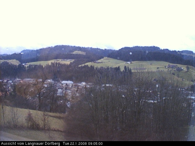 Webcam-Bild: Aussicht vom Dorfberg in Langnau 20080122-090500