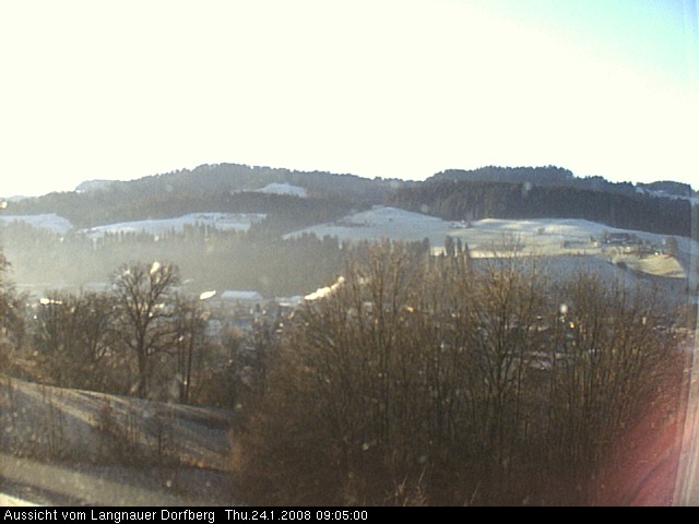 Webcam-Bild: Aussicht vom Dorfberg in Langnau 20080124-090500