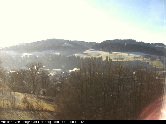 Webcam-Bild: Aussicht vom Dorfberg in Langnau 20080124-100500
