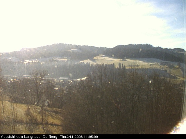 Webcam-Bild: Aussicht vom Dorfberg in Langnau 20080124-110500