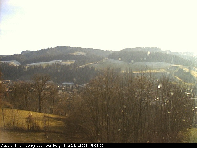 Webcam-Bild: Aussicht vom Dorfberg in Langnau 20080124-150500