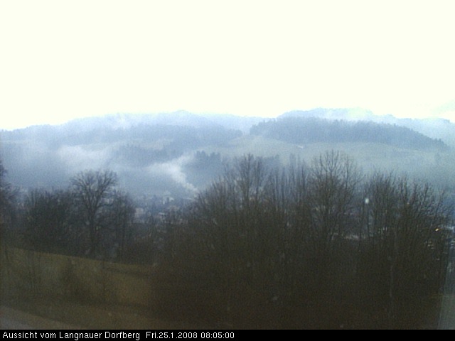 Webcam-Bild: Aussicht vom Dorfberg in Langnau 20080125-080500