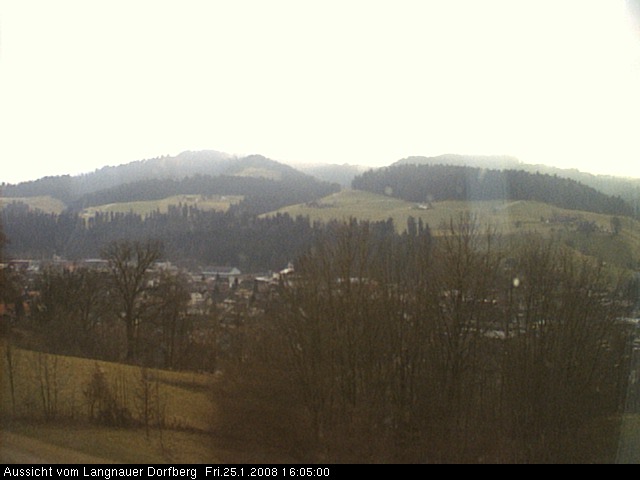Webcam-Bild: Aussicht vom Dorfberg in Langnau 20080125-160500