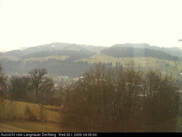 Webcam-Bild: Aussicht vom Dorfberg in Langnau 20080130-090500