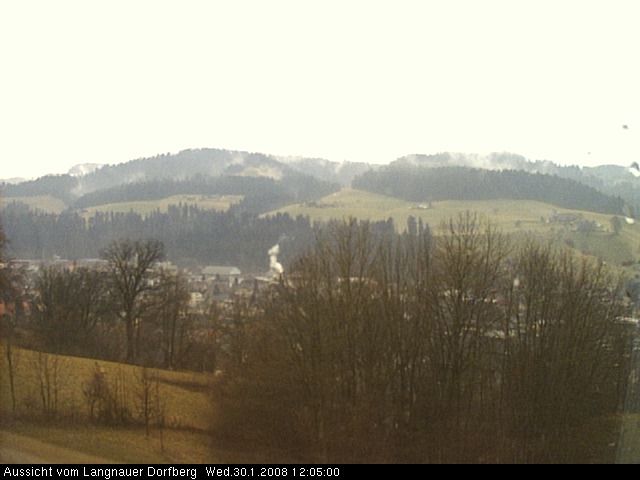 Webcam-Bild: Aussicht vom Dorfberg in Langnau 20080130-120500