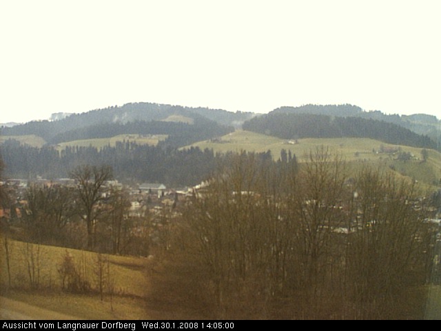 Webcam-Bild: Aussicht vom Dorfberg in Langnau 20080130-140500