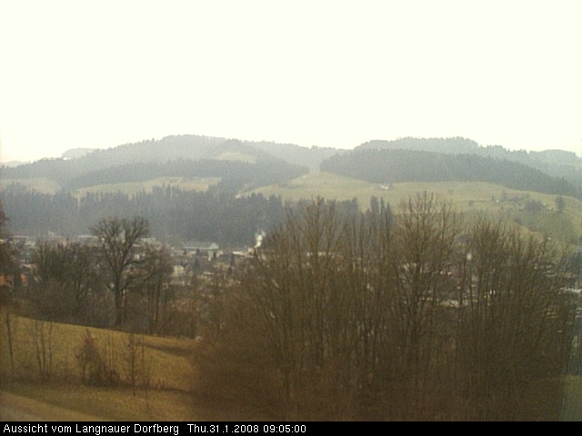 Webcam-Bild: Aussicht vom Dorfberg in Langnau 20080131-090500