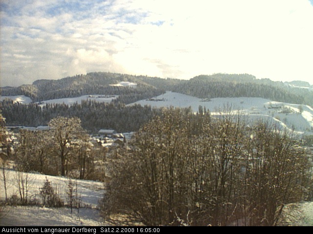 Webcam-Bild: Aussicht vom Dorfberg in Langnau 20080202-160500