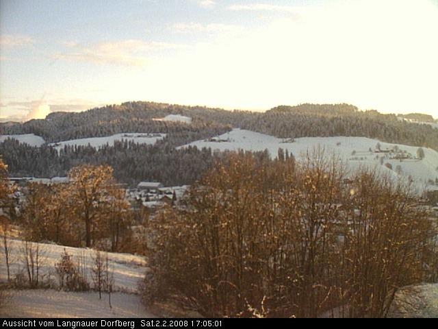 Webcam-Bild: Aussicht vom Dorfberg in Langnau 20080202-170500