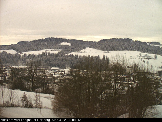 Webcam-Bild: Aussicht vom Dorfberg in Langnau 20080204-090500