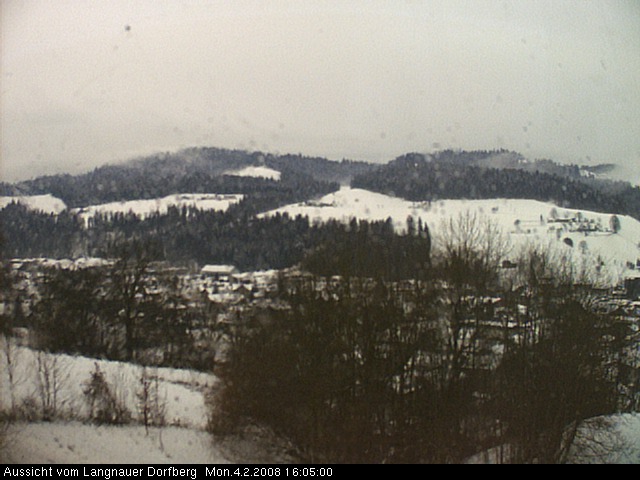 Webcam-Bild: Aussicht vom Dorfberg in Langnau 20080204-160500