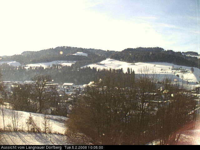 Webcam-Bild: Aussicht vom Dorfberg in Langnau 20080205-100500