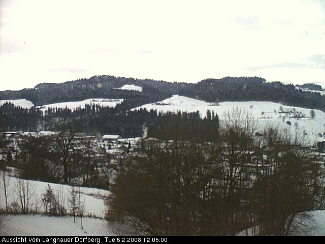 Webcam-Bild: Aussicht vom Dorfberg in Langnau 20080205-120500