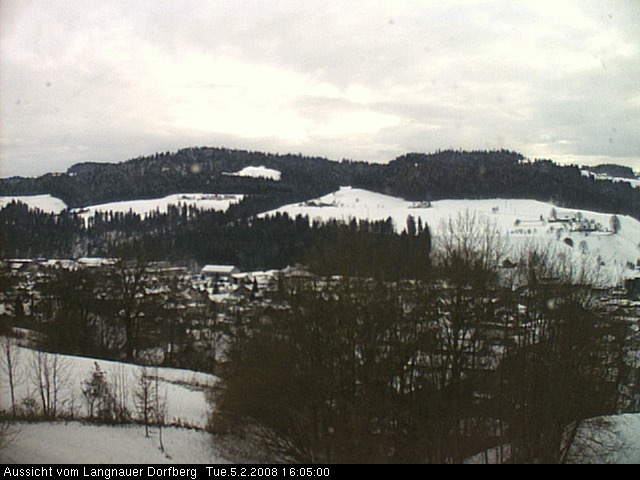 Webcam-Bild: Aussicht vom Dorfberg in Langnau 20080205-160500
