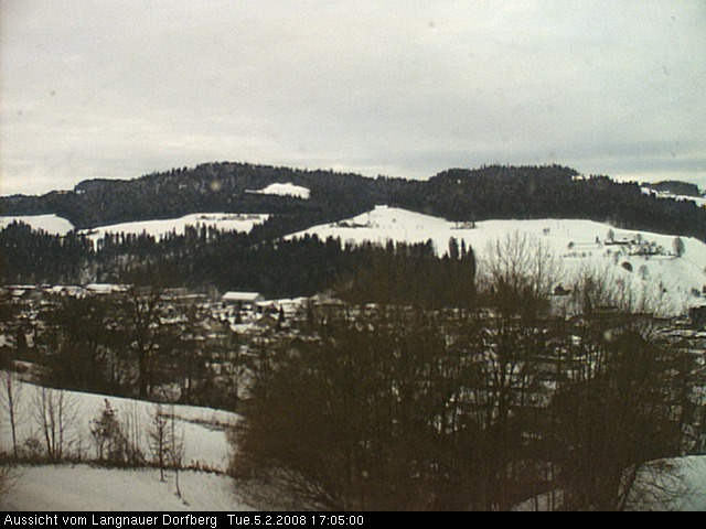 Webcam-Bild: Aussicht vom Dorfberg in Langnau 20080205-170500