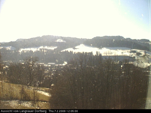 Webcam-Bild: Aussicht vom Dorfberg in Langnau 20080207-120500