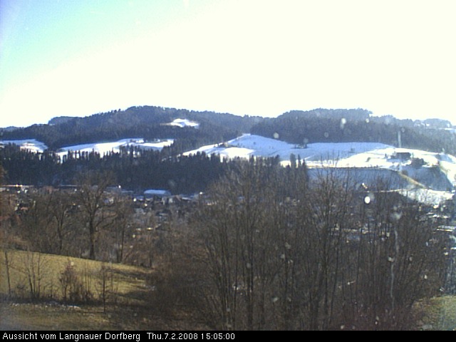 Webcam-Bild: Aussicht vom Dorfberg in Langnau 20080207-150500