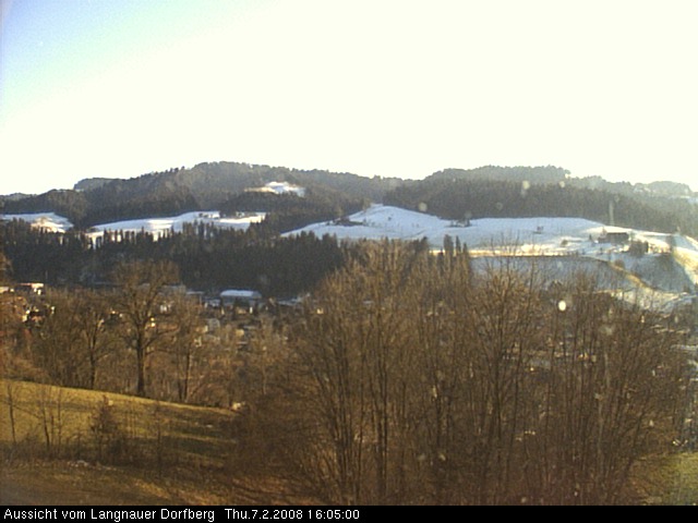 Webcam-Bild: Aussicht vom Dorfberg in Langnau 20080207-160500