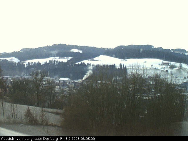 Webcam-Bild: Aussicht vom Dorfberg in Langnau 20080208-080500