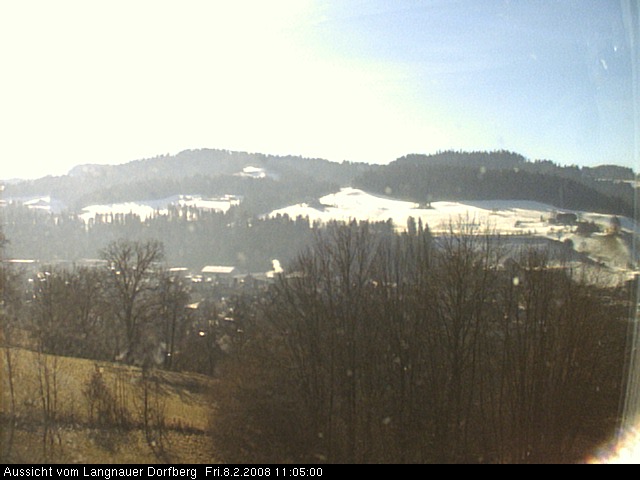 Webcam-Bild: Aussicht vom Dorfberg in Langnau 20080208-110500