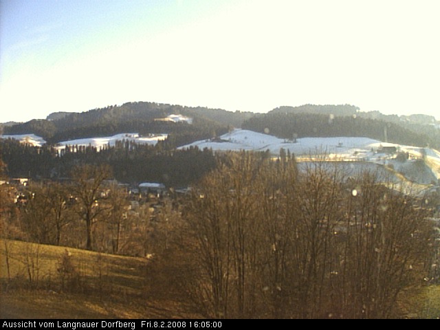 Webcam-Bild: Aussicht vom Dorfberg in Langnau 20080208-160500