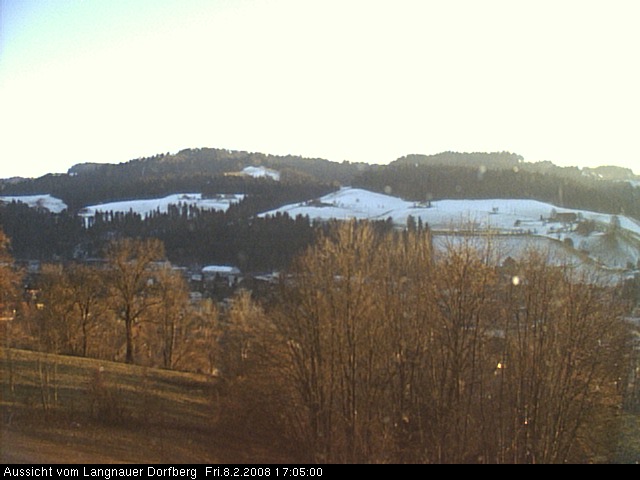 Webcam-Bild: Aussicht vom Dorfberg in Langnau 20080208-170500