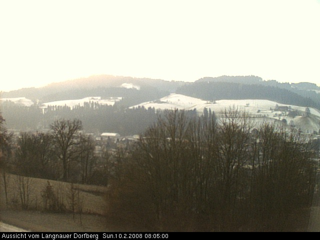 Webcam-Bild: Aussicht vom Dorfberg in Langnau 20080210-080500