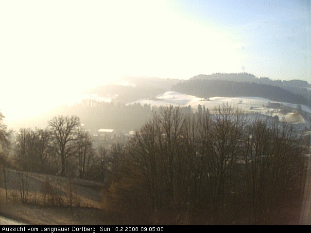 Webcam-Bild: Aussicht vom Dorfberg in Langnau 20080210-090500