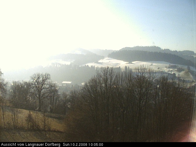 Webcam-Bild: Aussicht vom Dorfberg in Langnau 20080210-100500