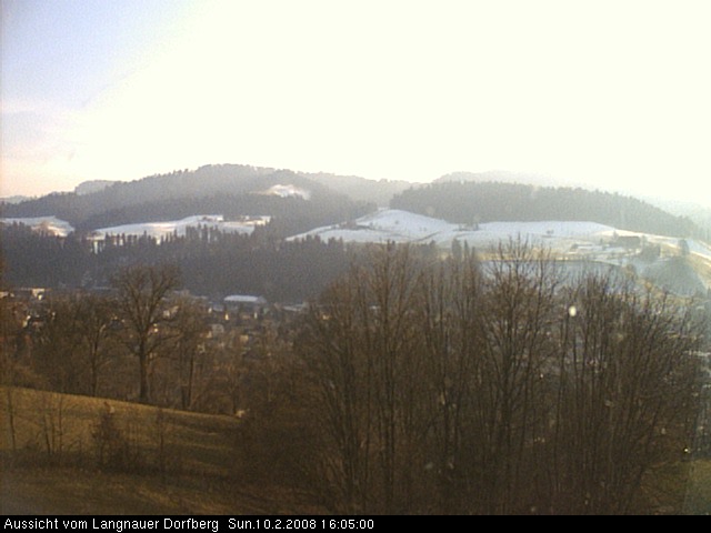 Webcam-Bild: Aussicht vom Dorfberg in Langnau 20080210-160500