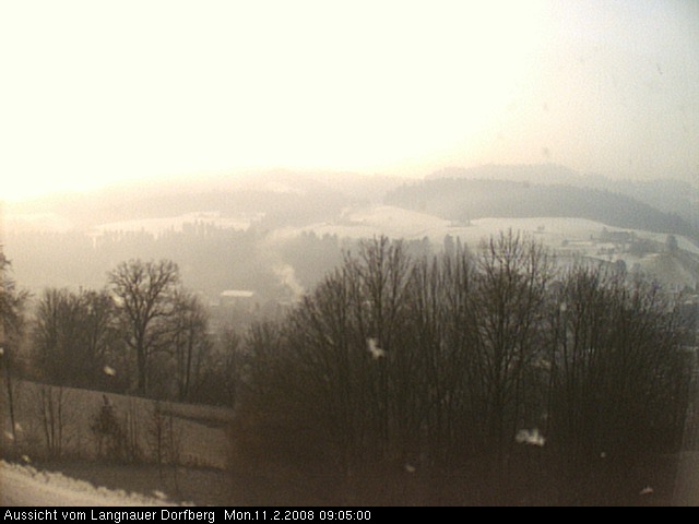Webcam-Bild: Aussicht vom Dorfberg in Langnau 20080211-090500