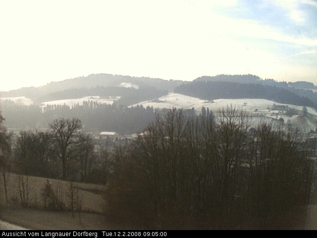 Webcam-Bild: Aussicht vom Dorfberg in Langnau 20080212-090500