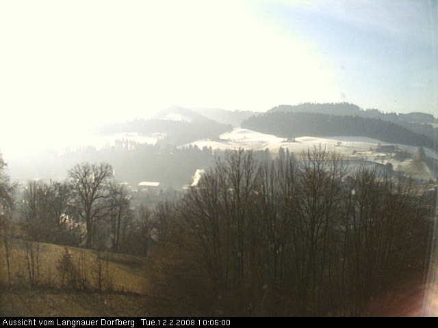 Webcam-Bild: Aussicht vom Dorfberg in Langnau 20080212-100500