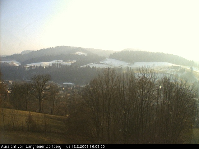 Webcam-Bild: Aussicht vom Dorfberg in Langnau 20080212-160500