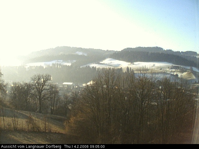 Webcam-Bild: Aussicht vom Dorfberg in Langnau 20080214-090500