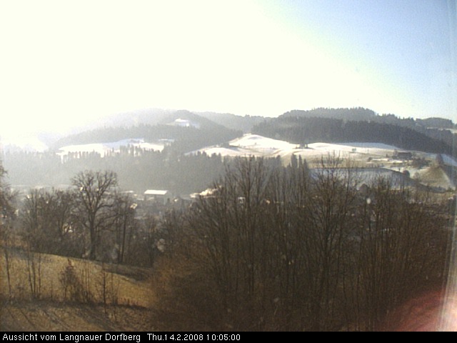 Webcam-Bild: Aussicht vom Dorfberg in Langnau 20080214-100500