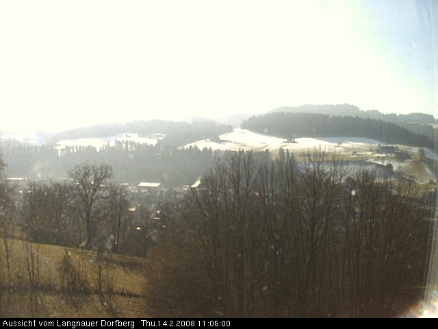 Webcam-Bild: Aussicht vom Dorfberg in Langnau 20080214-110500