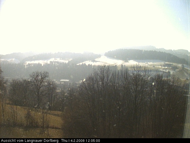 Webcam-Bild: Aussicht vom Dorfberg in Langnau 20080214-120500