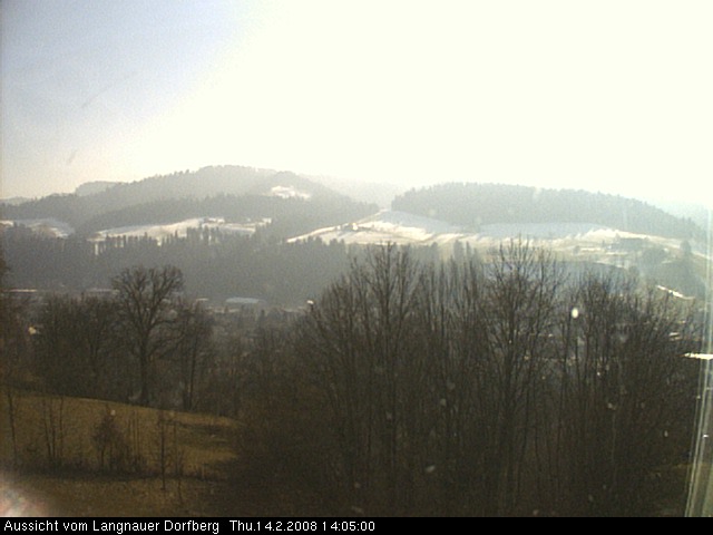 Webcam-Bild: Aussicht vom Dorfberg in Langnau 20080214-140500