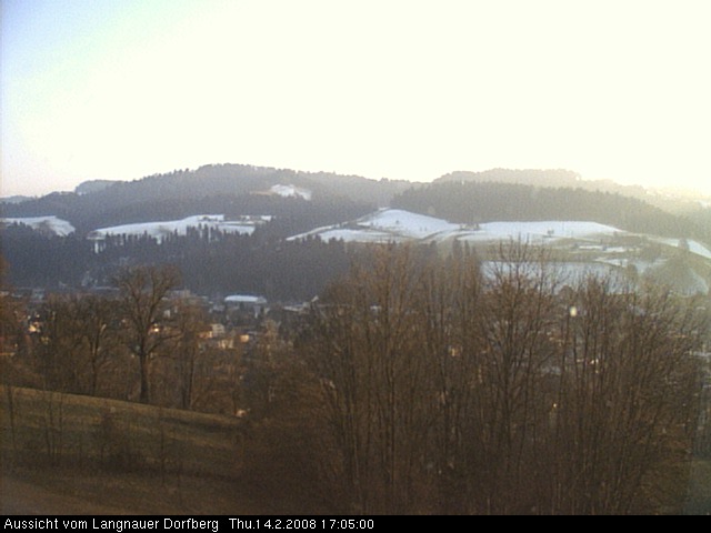 Webcam-Bild: Aussicht vom Dorfberg in Langnau 20080214-170500
