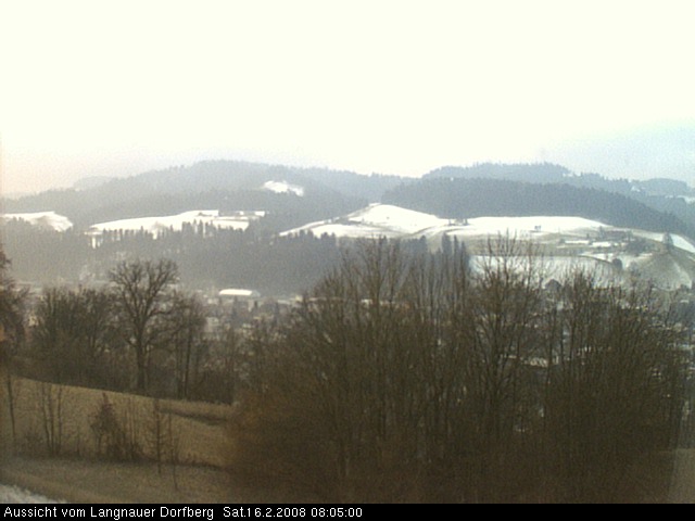 Webcam-Bild: Aussicht vom Dorfberg in Langnau 20080216-080500