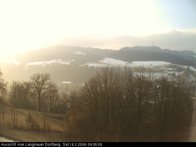 Webcam-Bild: Aussicht vom Dorfberg in Langnau 20080216-090500