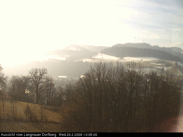 Webcam-Bild: Aussicht vom Dorfberg in Langnau 20080220-100500