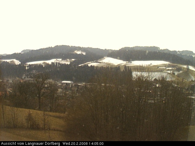 Webcam-Bild: Aussicht vom Dorfberg in Langnau 20080220-140500